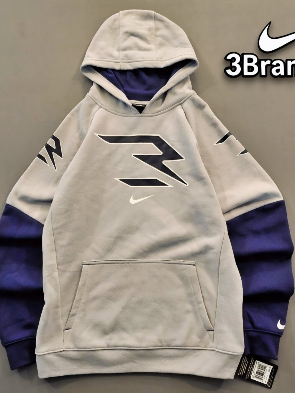 NWT Nike 3BRAND Russell Wilson Colorblock Hoodie Youth XL 13-15